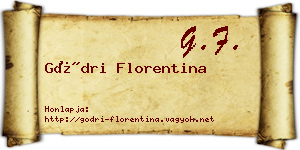 Gödri Florentina névjegykártya